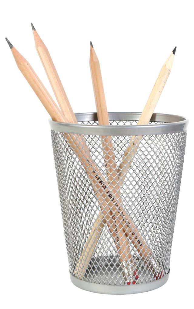 Kubek siatkowy skośny srebrny NET